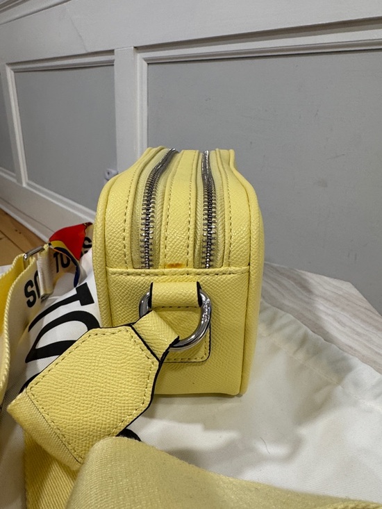 TOUS La Rue Reporter Yellow Logo Crossbody Camera Bag - Picture 6 of 17